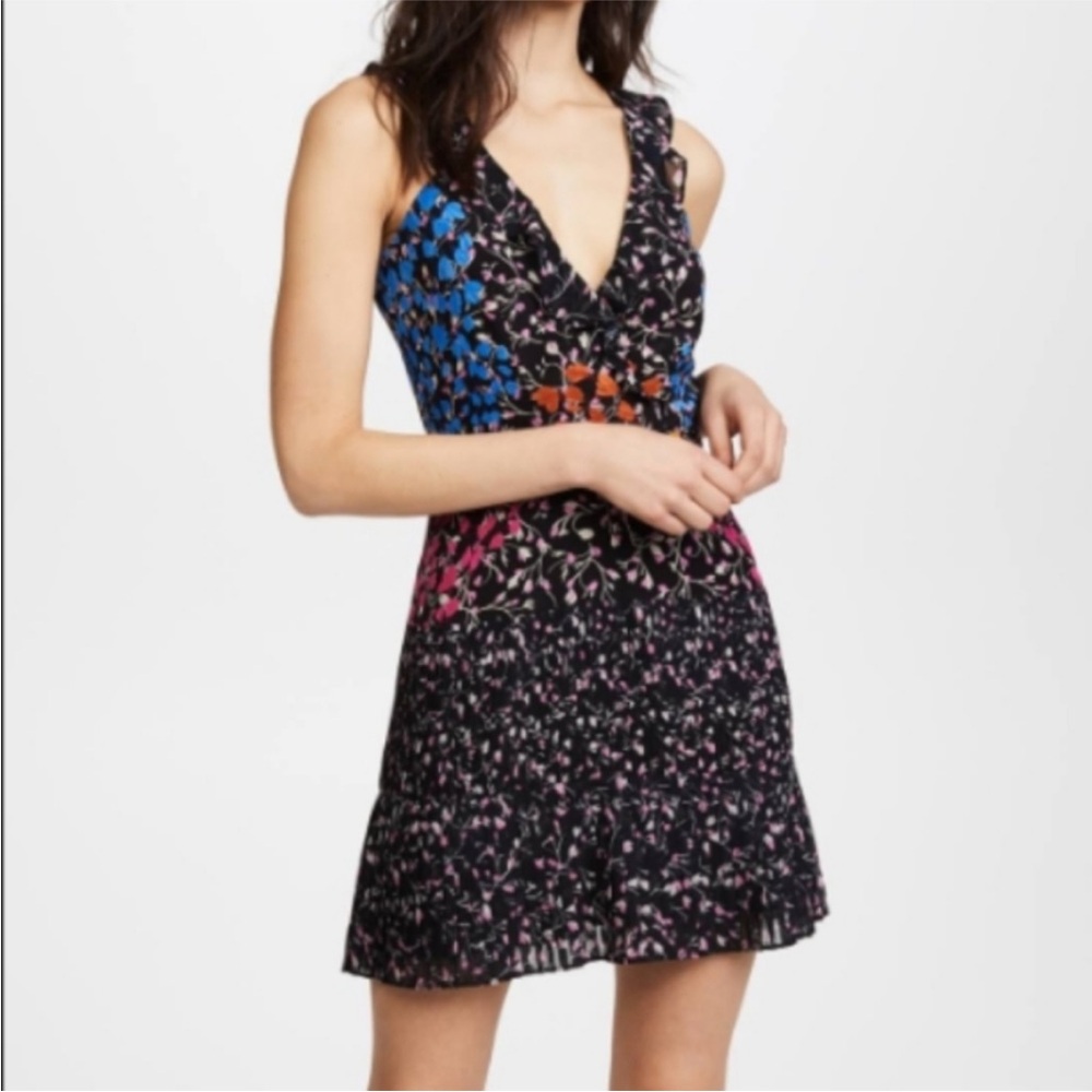 SALONI Vivid Floral Mini Dress - Picture 2 of 15